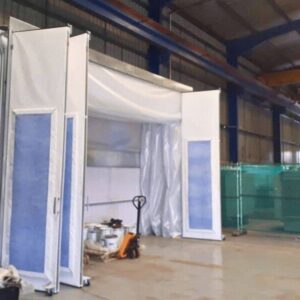 Industrial Powder Coating Spray Booth