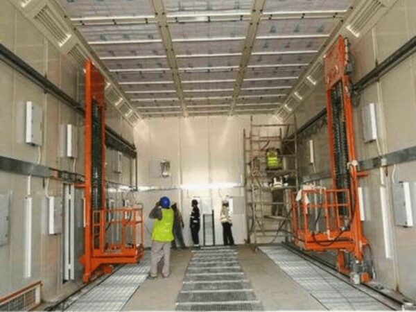 Industrial Powder Coating Spray Booth