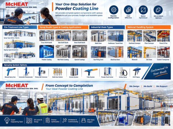 Industrial Powder Coating Spray Booth